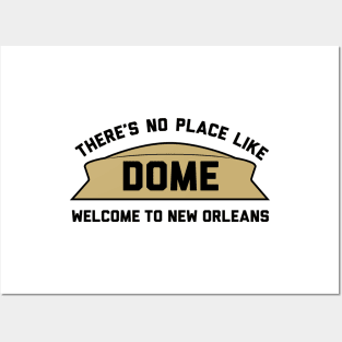 Theres No Place Like Dome, NO - white Posters and Art